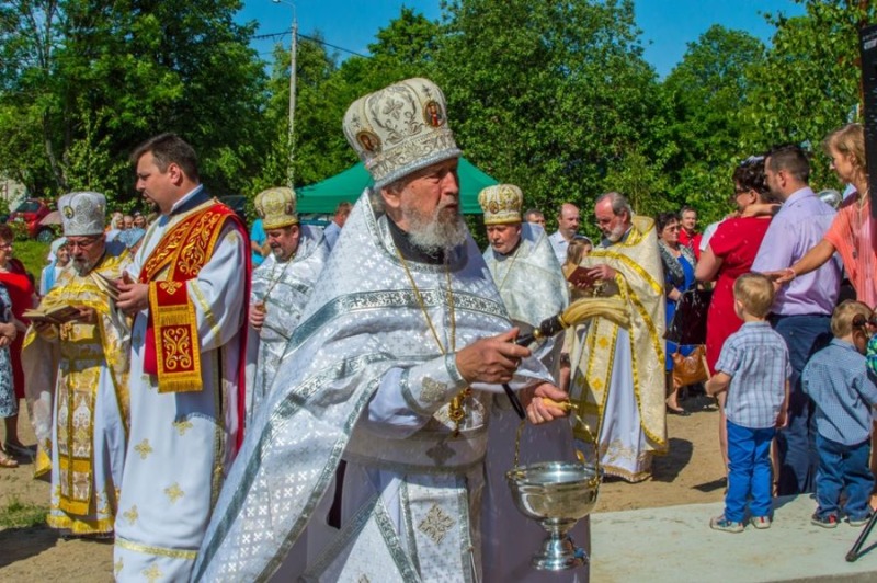Poświęcenie cerkwi w Zbuczu