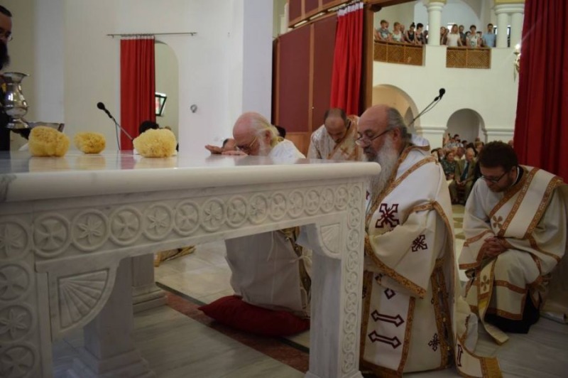 Wyświęcenie katedry w Gjirokastrze (Albania)