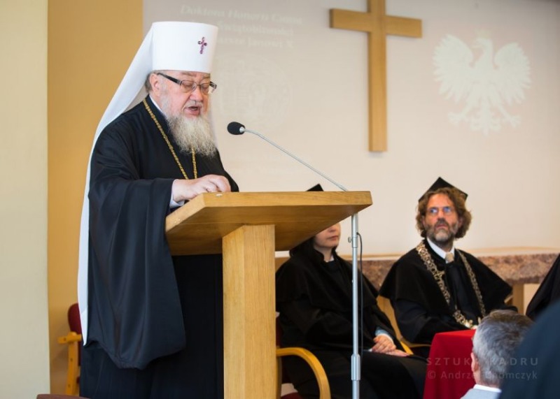 Patriarcha Antiochii Jan X Doktorem Honoris Causa ChAT