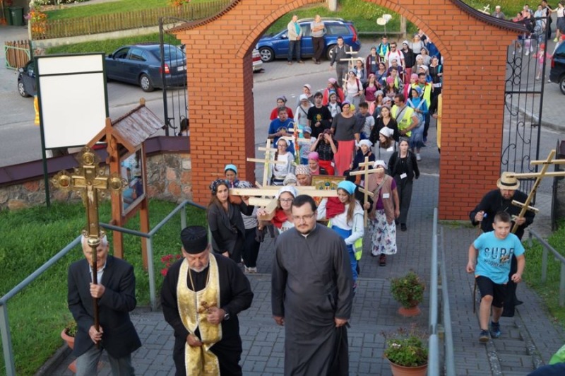 Piesza pielgrzymka z Monasteru św. Onufrego w Jabłecznej na św. Górę Grabarkę