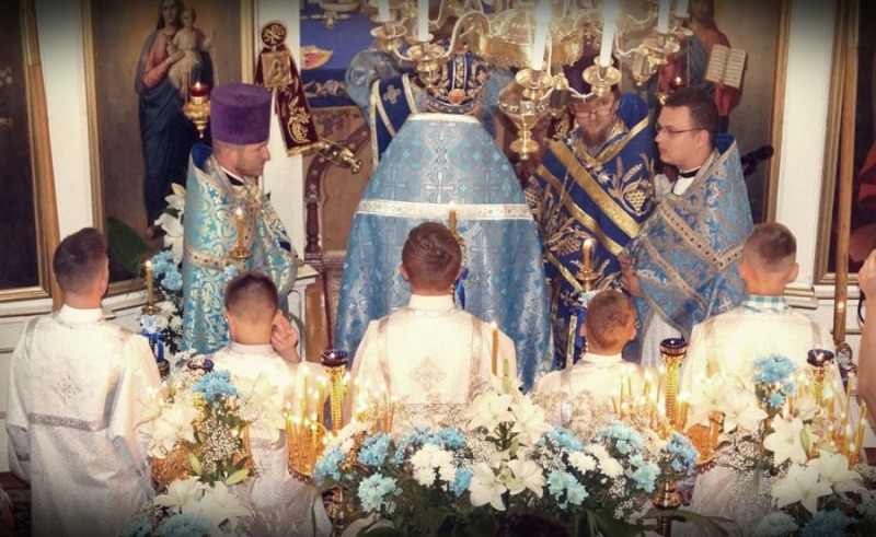 Uroczystości parafialne w Narojkach