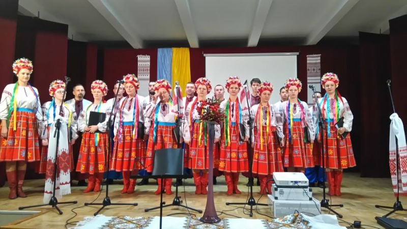 Koncert "Czerwona Kałyna" w Mokrem