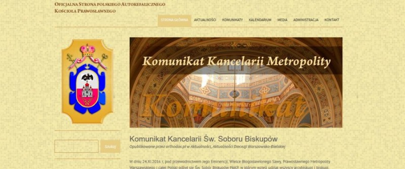 Komunikat Kancelarii Św. Soboru Biskupów