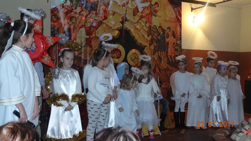 Choinka parafialna w Boratyńcu Ruskim