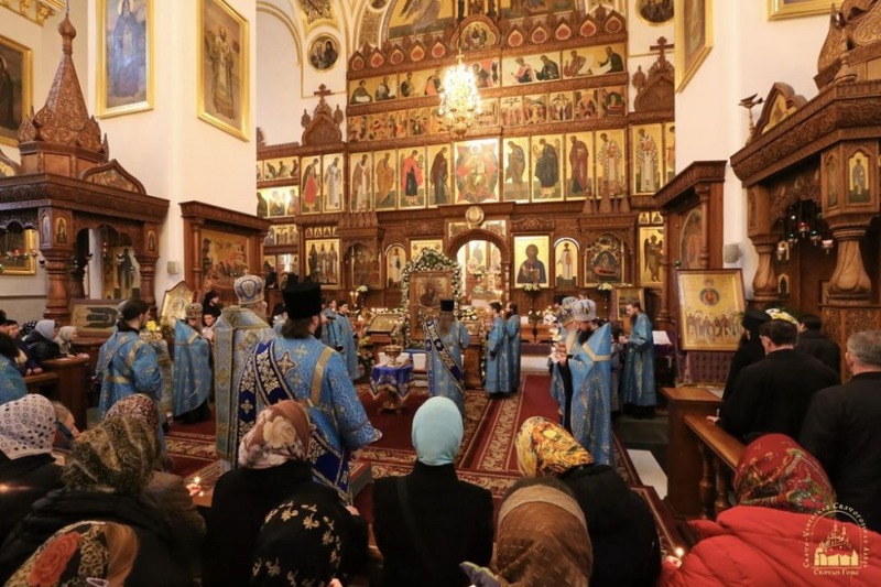Sobota Akatystu w Świętogórskiej Ławrze