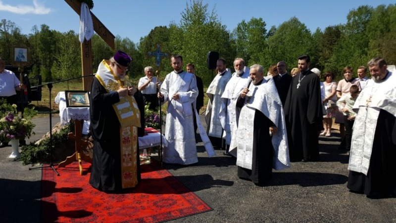 Poświęcenie cmentarza w parafii Św. Dymitra w Hajnówce