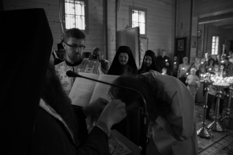 Postrzyżyny mnisze w monasterze św. Dymitra