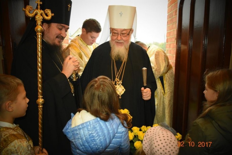 Uroczystości poświęcenia cerkwi w Dolicach