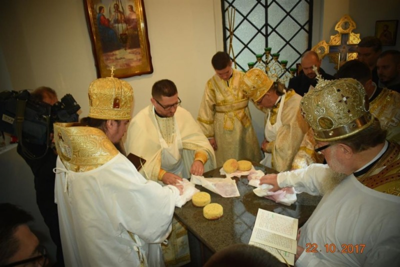 Uroczystości poświęcenia cerkwi w Dolicach