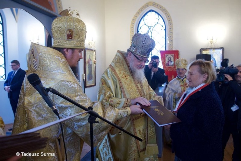 Uroczystości poświęcenia cerkwi w Dolicach