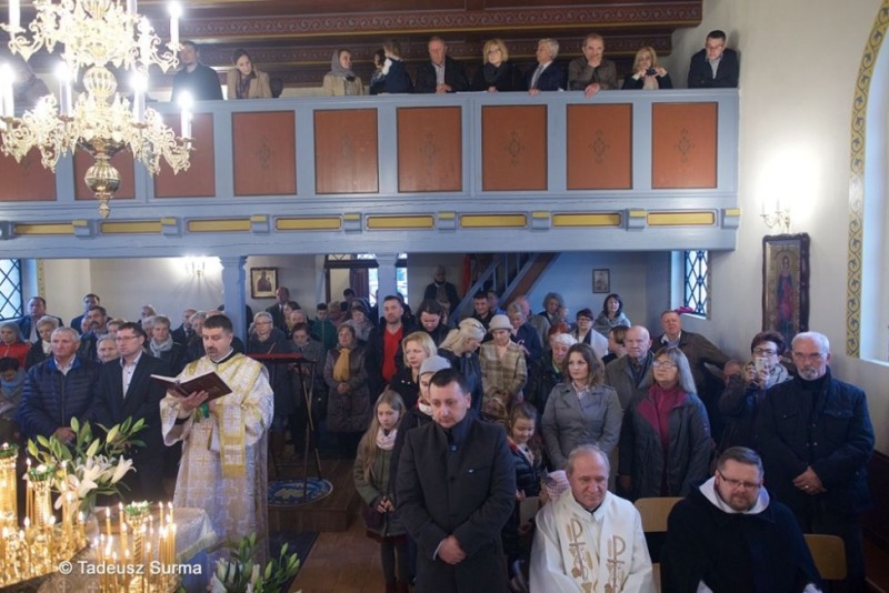 Uroczystości poświęcenia cerkwi w Dolicach