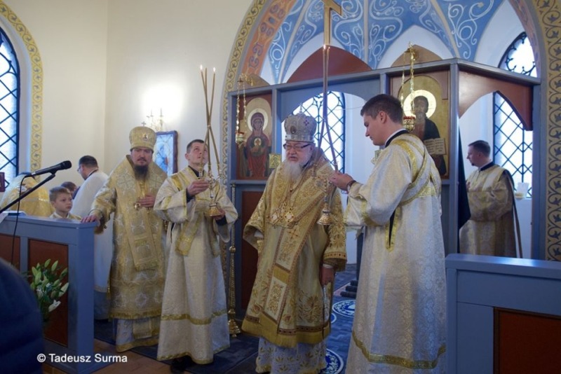 Uroczystości poświęcenia cerkwi w Dolicach