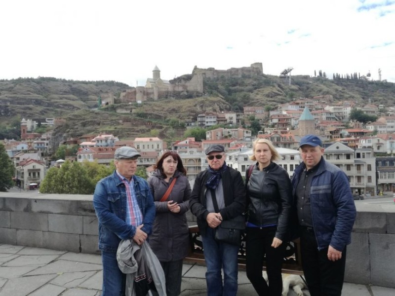 Delegacja bractwa w Gruzji