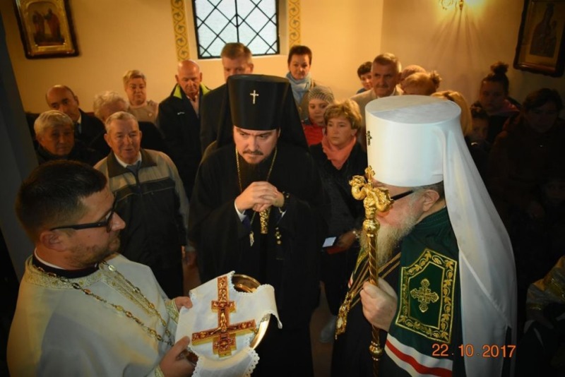 Uroczystości poświęcenia cerkwi w Dolicach