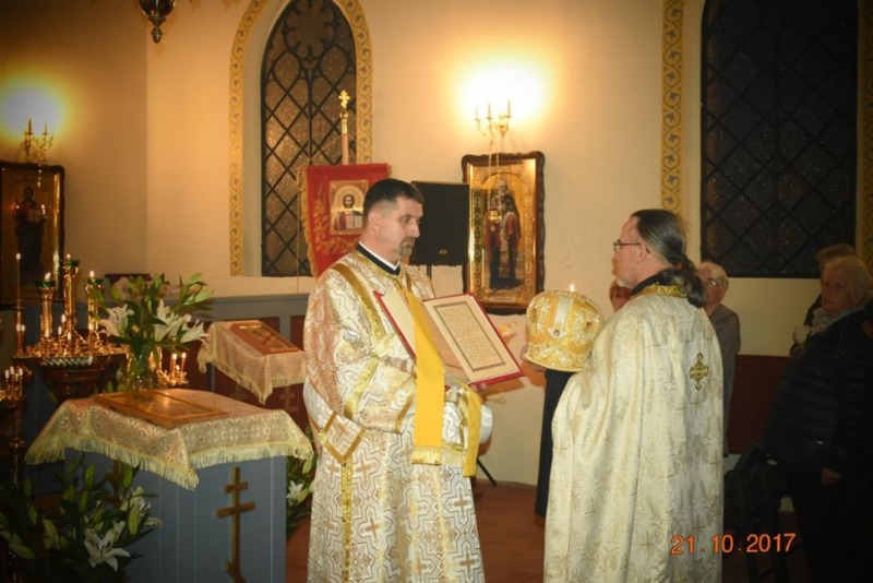Uroczystości poświęcenia cerkwi w Dolicach