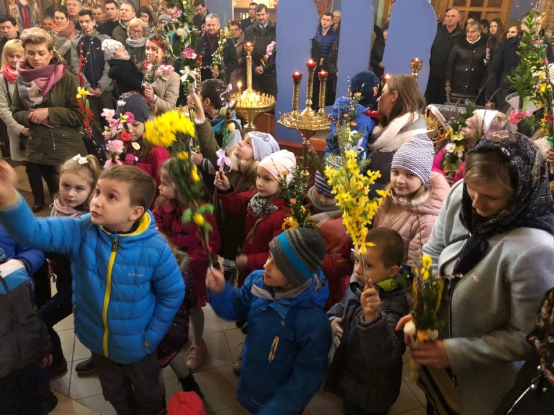 Niedziela Palmowa w Boratyńcu Ruskim