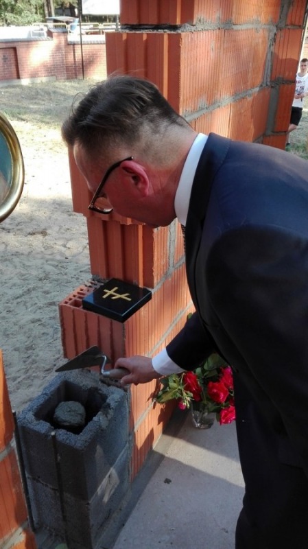 Poświęcenie kamienia węgielnego w Wasilkowie