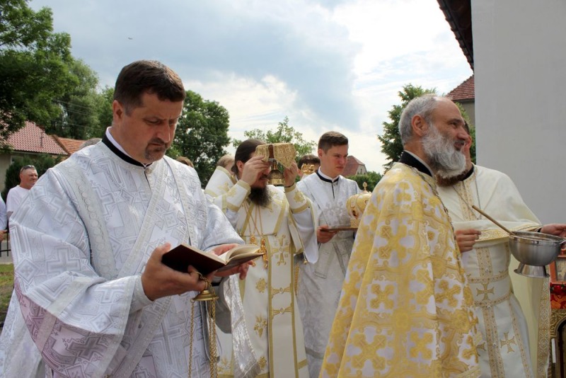 Poświęcenie cerkwi w Samborzu