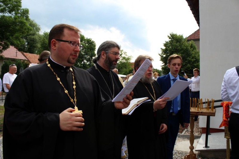 Poświęcenie cerkwi w Samborzu