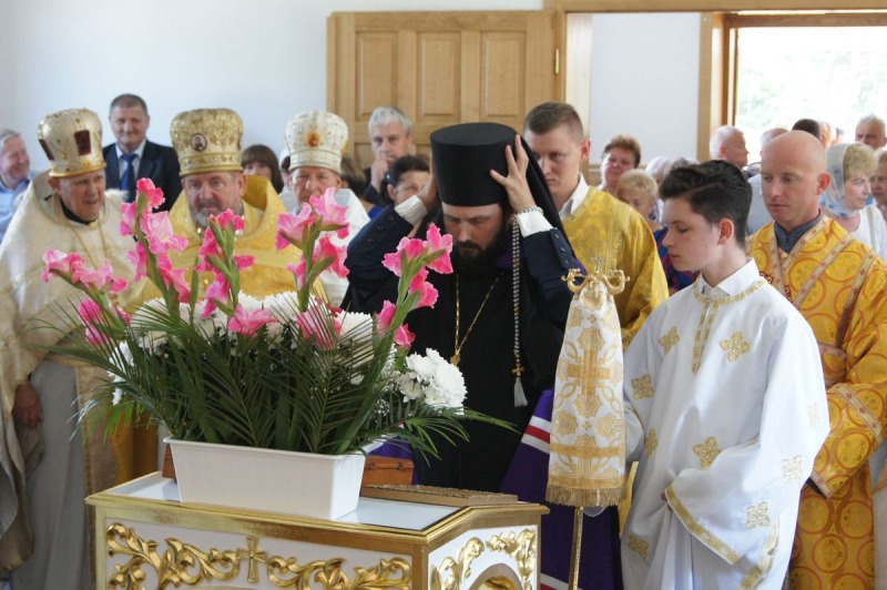 Poświęcenie cerkwi w Lewkowie Nowym
