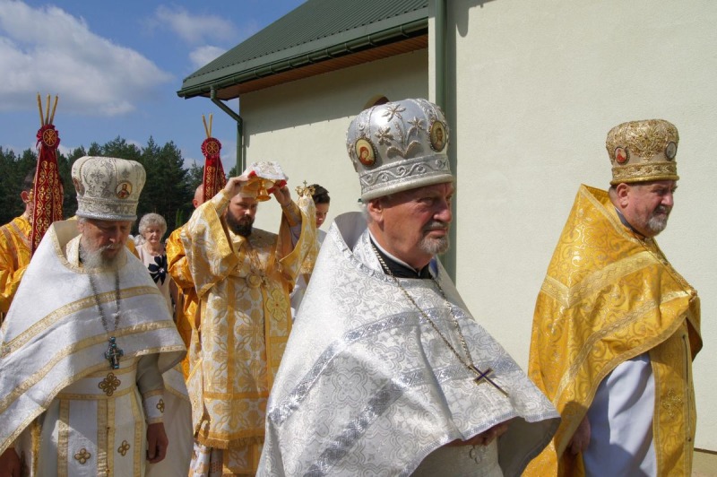 Poświęcenie cerkwi w Lewkowie Nowym