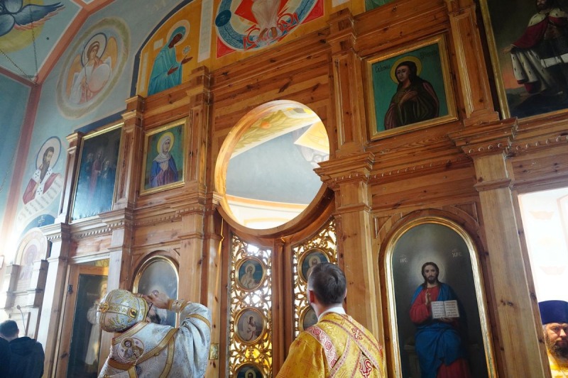 Wyświęcenie nowej polichromii w Topilcu