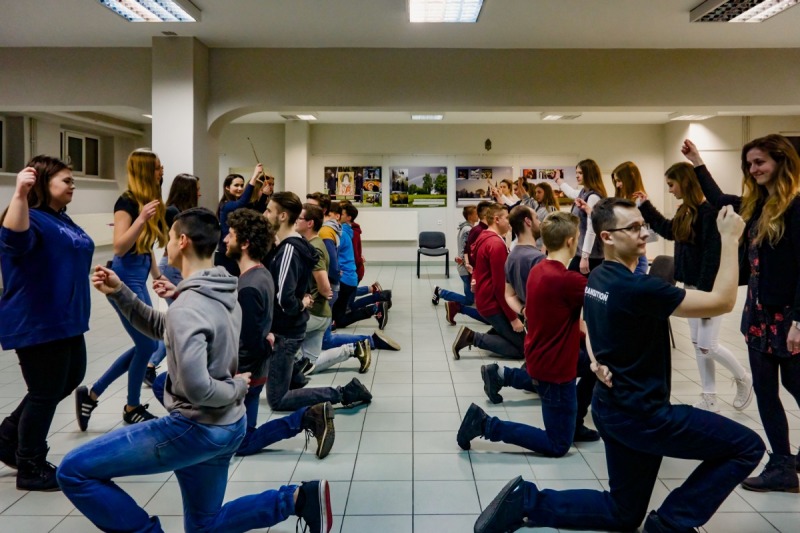 Próby „Poloneza” przed V Balem Młodzieży Prawosławnej