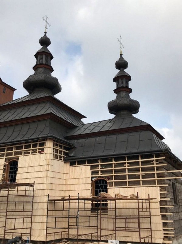 Remont cerkwi pw. Św. Archanioła Michała w Wysowej Zdroju