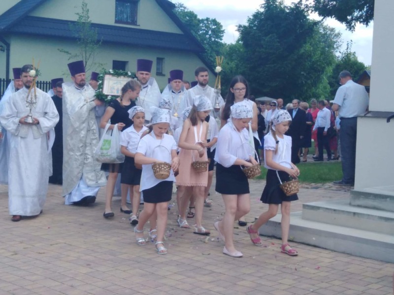 Święto parafialne w Sławatyczach