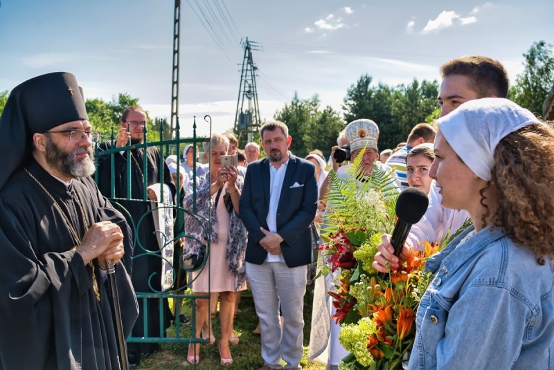 Poświęcenie cerkwi św. Łukasza Chirurga w Łaźniach