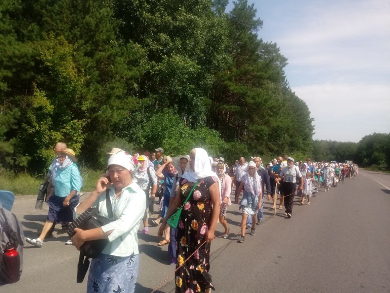 W drodze na Górę Poczajowską