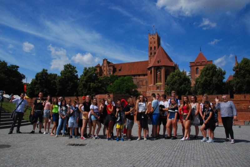 Młodzież bielska i orlańska nad morzem