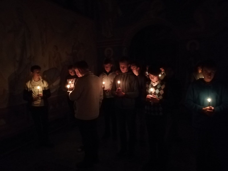 Zimowe gowienija młodzieży w Supraślu