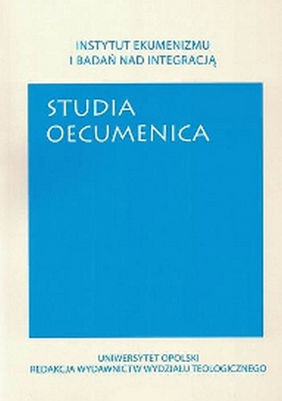 W Studia Oecumenica pojawił się nowy artykuł ks. Marka Ławreszuka