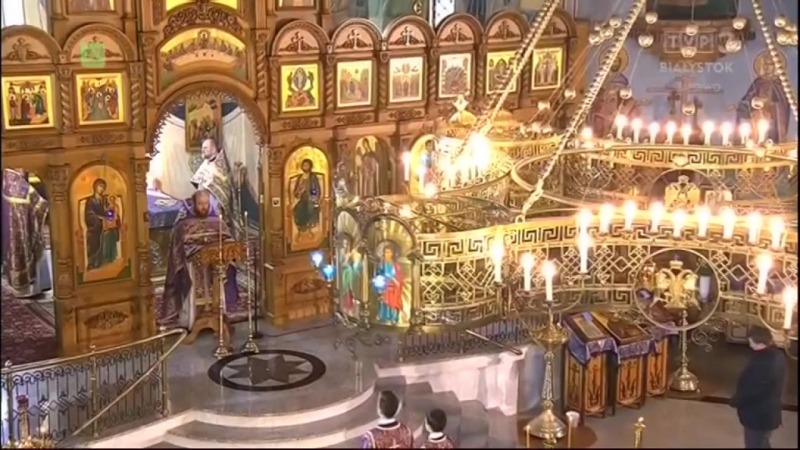 Liturgia Prawosławna z cerkwi Zmartwychwstania w Białymstoku