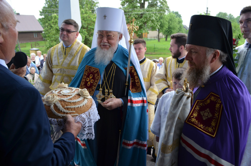 Poświęcenie cerkwi w Rajsku