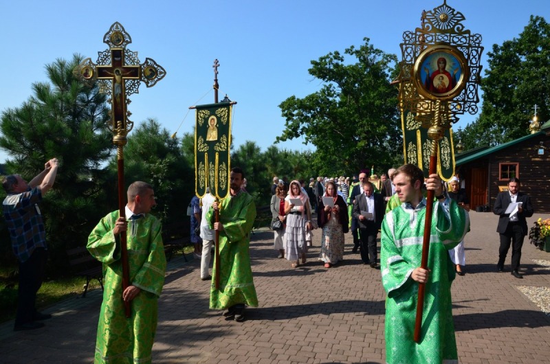 Uroczystości w skicie św. Antoniego i Teodozjusza w Odrynkach
