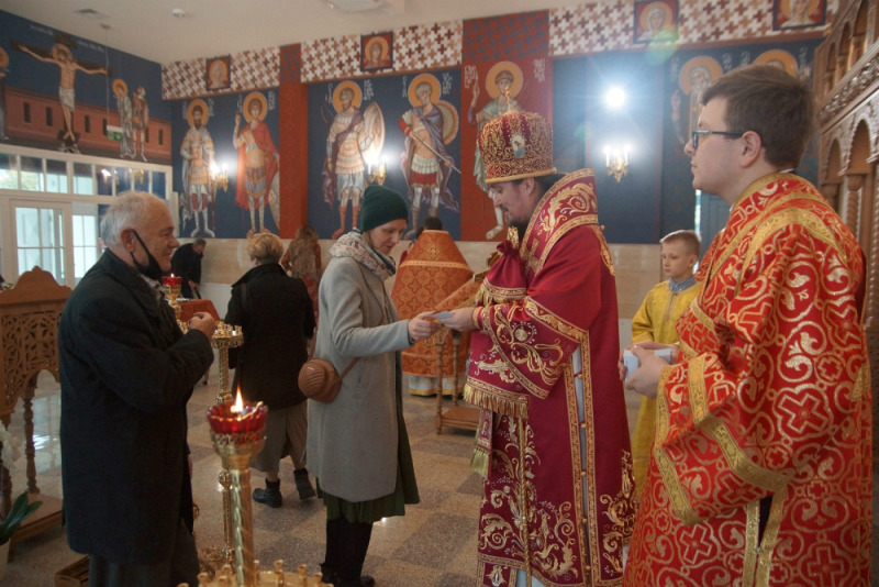 Małe poświęcenie wojskowej cerkwi w Białymstoku