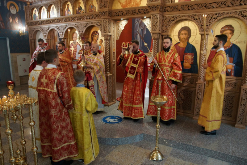 Małe poświęcenie wojskowej cerkwi w Białymstoku