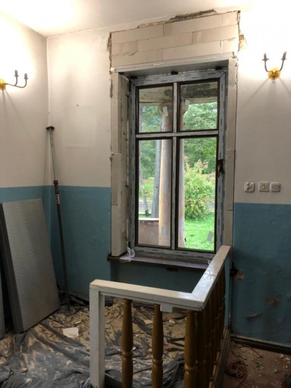 Prace remontowe w cerkwi św. Jerzego w Łobzie