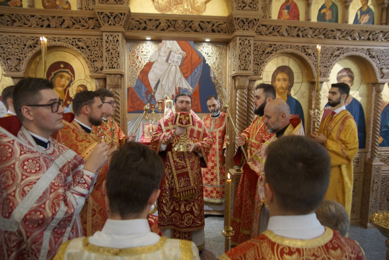 Małe poświęcenie wojskowej cerkwi w Białymstoku