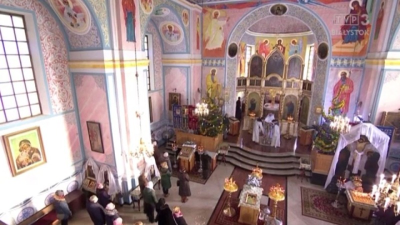 Liturgia prawosławna z cerkwi w Drohiczynie