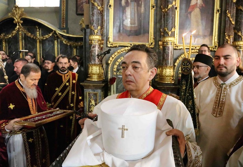 Intronizacja nowego serbskiego patriarchy Porfiriusza
