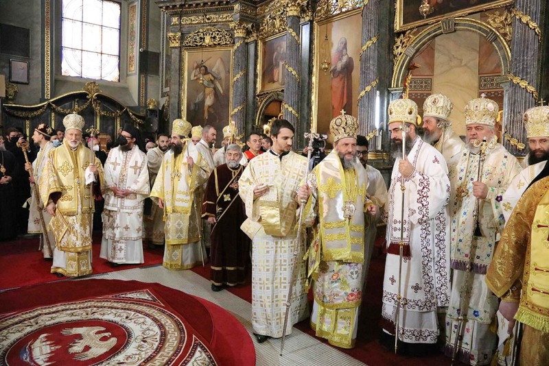 Intronizacja nowego serbskiego patriarchy Porfiriusza