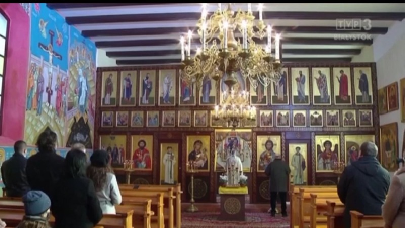 Liturgia prawosławna z cerkwi w Brzozie