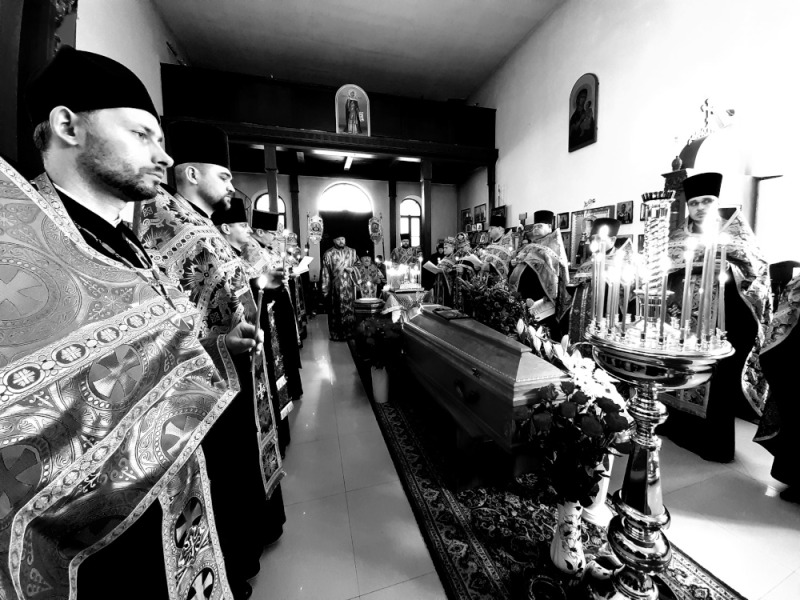 Uroczystości pogrzebowe mniszki Paraskiewy