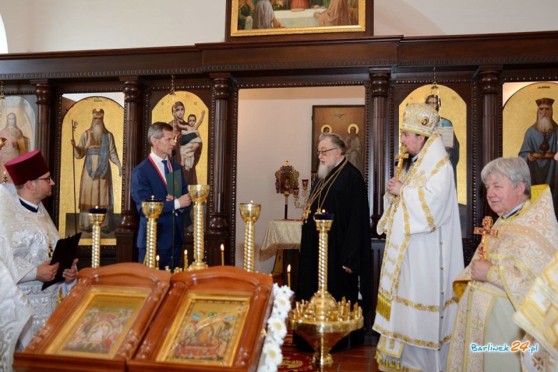 Uroczystość poświęcenia Cerkwi Zaśnięcia Przenajświętszej Bogurodzicy w Barlinku