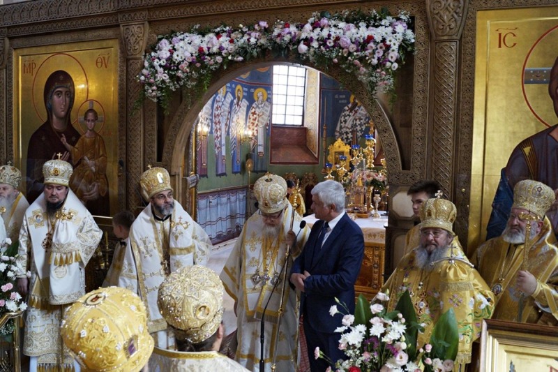 Uroczyste poświęcenie cerkwi Zwiastowania w Monasterze Supraskim