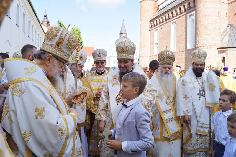 Uroczyste poświęcenie cerkwi Zwiastowania w Monasterze Supraskim