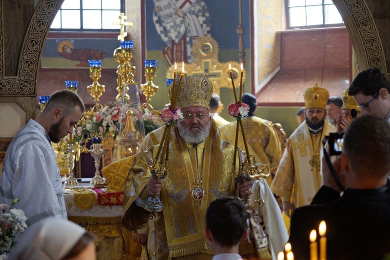 Uroczyste poświęcenie cerkwi Zwiastowania w Monasterze Supraskim